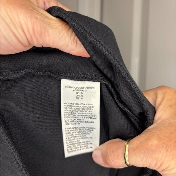 AMAZON ESSENTIALS NEW Wide Leg Trouser Womans M Black - Picture 7 of 8